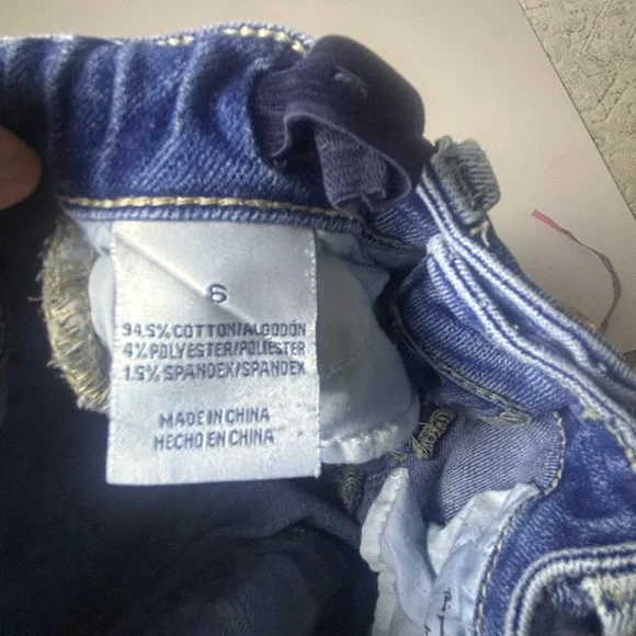 BKE Girls Blue Flare Jeans - Picture 3 of 6